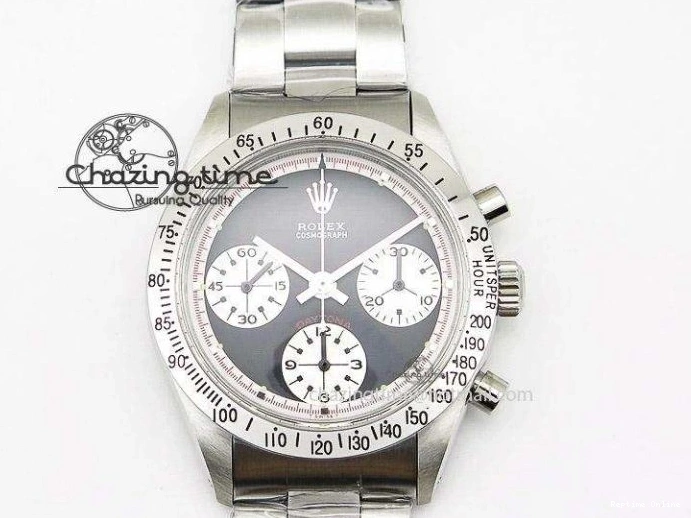 0213 Classic DayDate 40 SS JDF 904L Steel Black Roman Dial on President Bracelet VR3255 V3 (Gain Weight) 1434